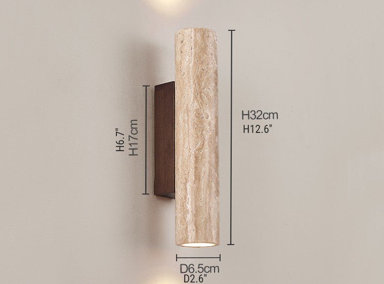 Deniselamp® Creative Stone Wall Lamp in Nordic Style, Living Room, Bedroom image | luxury lighting | nordic style wall lamps