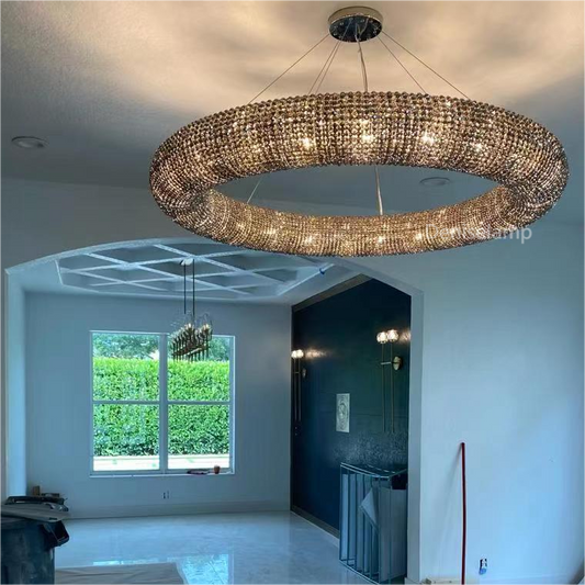 Cannoli Round Chandelier 72"