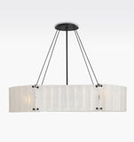 Willamette Glass Linear Chandelier 48''