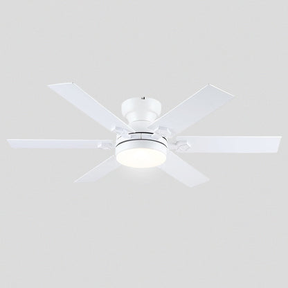 Modern Flush Mount Fans Light Ceiling Fans with Lights Black Low Profile Ceiling Fans 52“