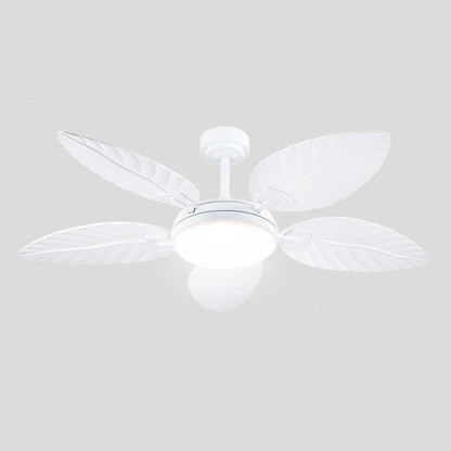 Palm Leaf Ceiling Fans with Lights Tropical Ceiling Fans  6 Speeds Reversible Wood Grain 52"