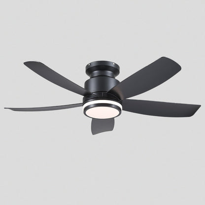 Recessed Remote Control Ceiling Fan Light 41"