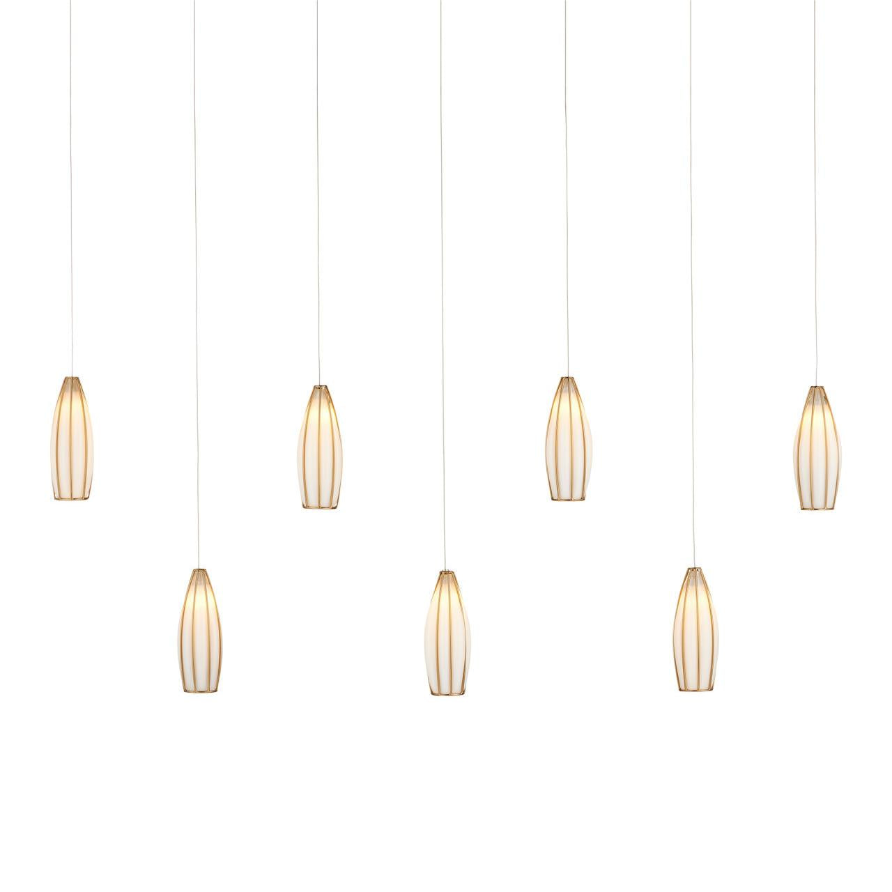 Parysh 7-Light Linear Multi-Drop linear Chandelier