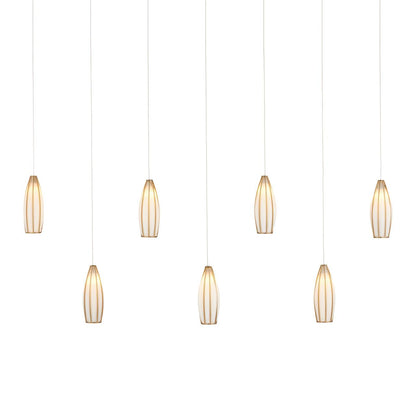 Parysh 7-Light Linear Multi-Drop linear Chandelier