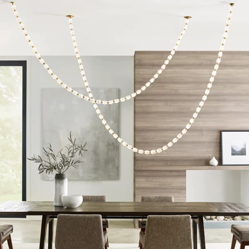 Pearl Necklace- Wall Sconce  27.6"
