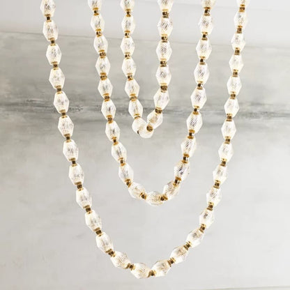 Pearl Necklace- Pendant 51.6"H