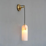 Truda Modern Alabaster Wall Sconce, Wall Lamp For Living Room,Bedroom
