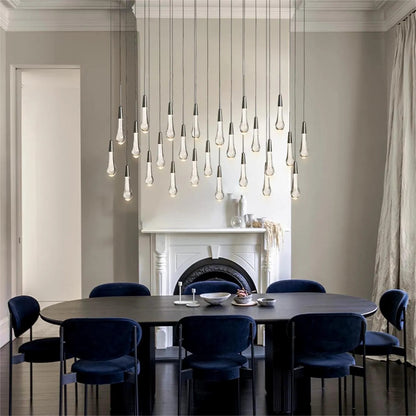 Solitaire Linear Chandelier 70"W 50"W