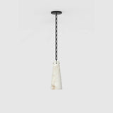 Contemporary Lucca Alabaster Pendant Light For Kitchen Island, Living Room