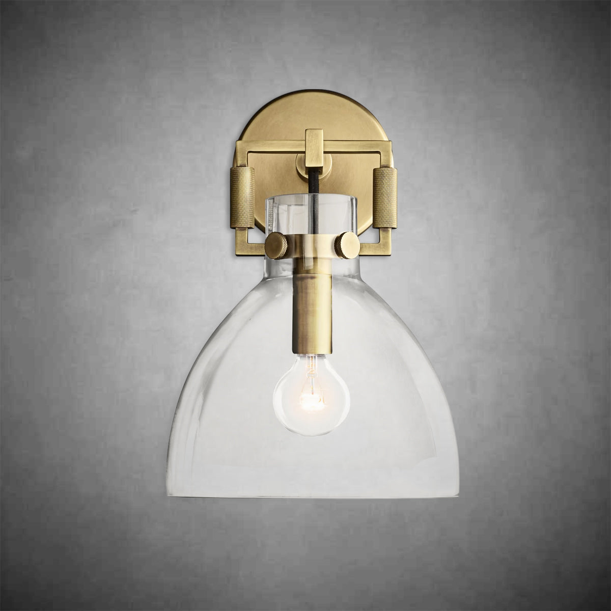 Funda Glass Cloche Sconce