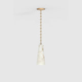 Contemporary Lucca Alabaster Pendant Light For Kitchen Island, Living Room