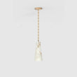 Contemporary Lucca Alabaster Pendant Light For Kitchen Island, Living Room
