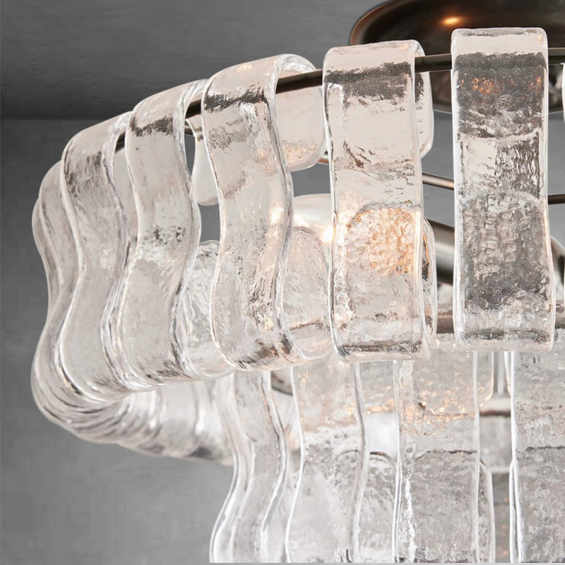 Ghiacioo Flush Mount Chandelier for Liviing room/ Bedroom