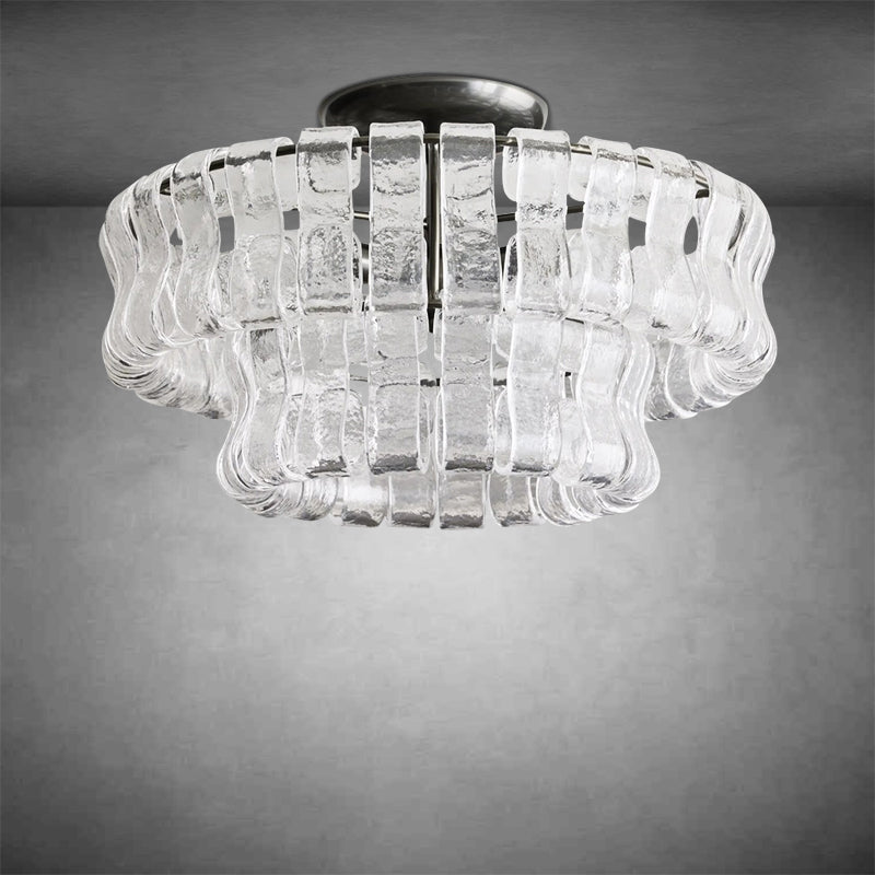 Ghiacioo Flush Mount Chandelier for Liviing room/ Bedroom