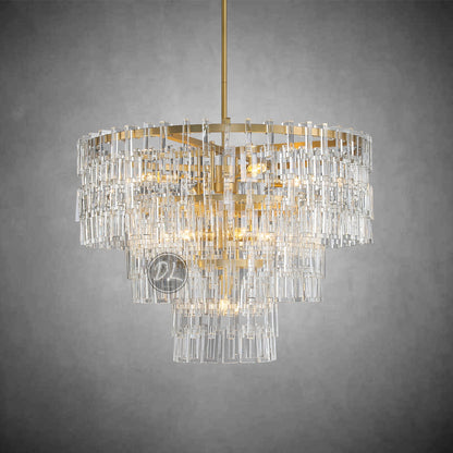 Marige 3-Tier Round Chandelier 36"