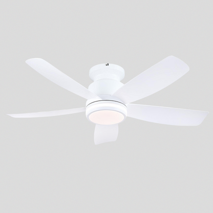 Recessed Remote Control Ceiling Fan Light 41"