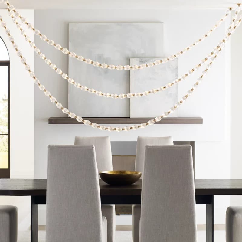 Pearl Necklace- Wall Sconce  27.6"
