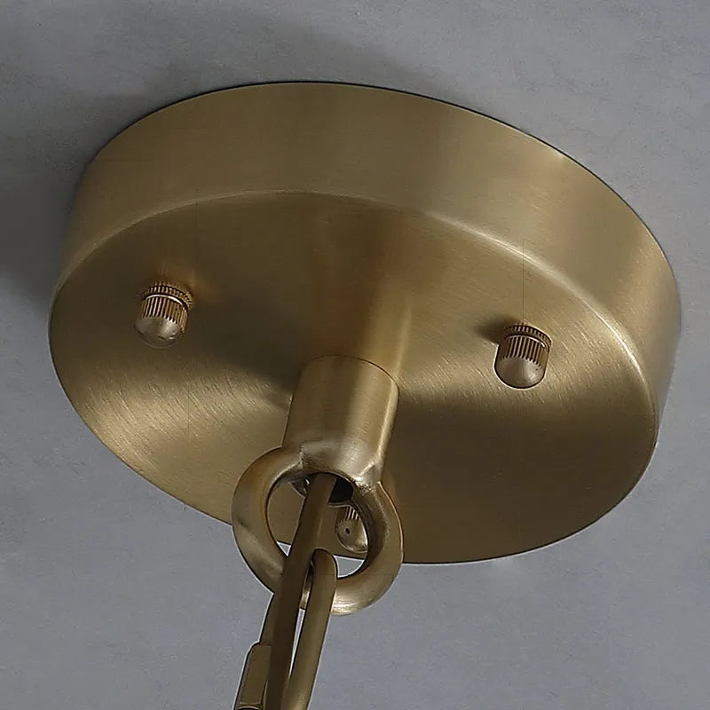 Classic Marble Multi-Layer Round Chandelier 31"