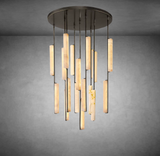 Aurivox Alabaster Round Chandelier