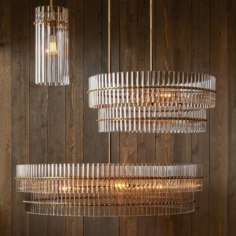 Mall Crystal Round Chandelier
