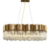 Denise Bobon Kubica Oval Crystal Chandelier