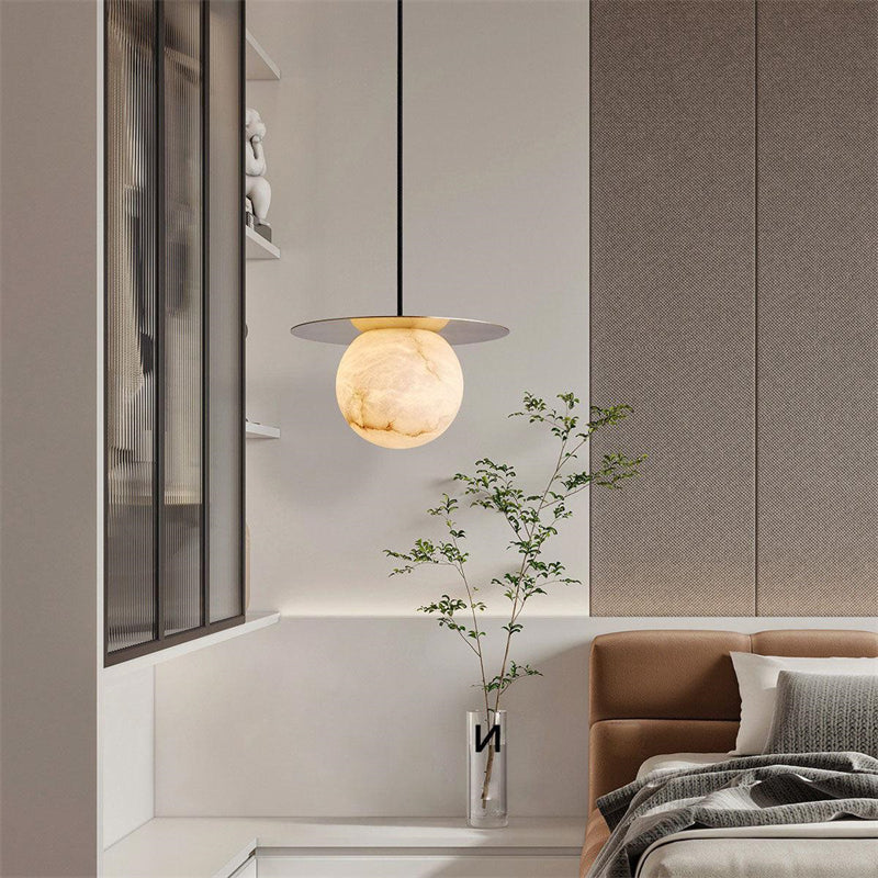 Denise Boris Spanish Alabaster Bedside Pendant