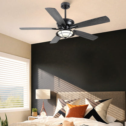 Indoor/Outdoor Ceiling Fans Farmhouse Modern Style 52"