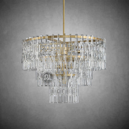Marige 3-Tier Round Chandelier 36"