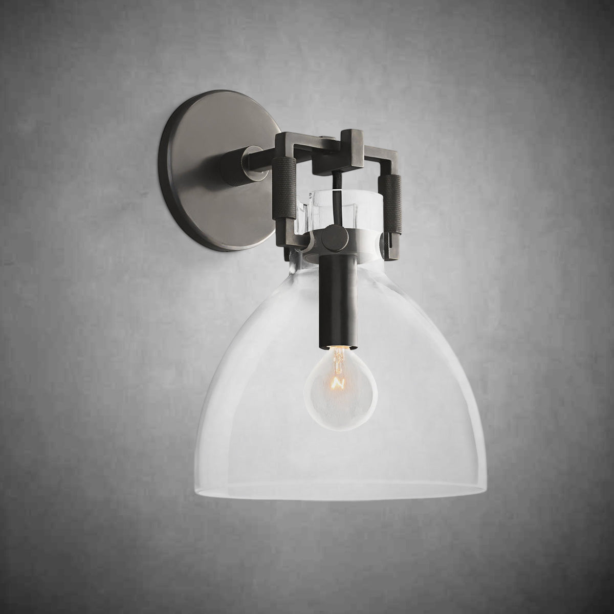 Funda Glass Cloche Sconce