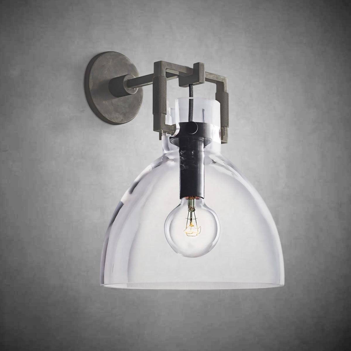 Funda Glass Cloche Sconce