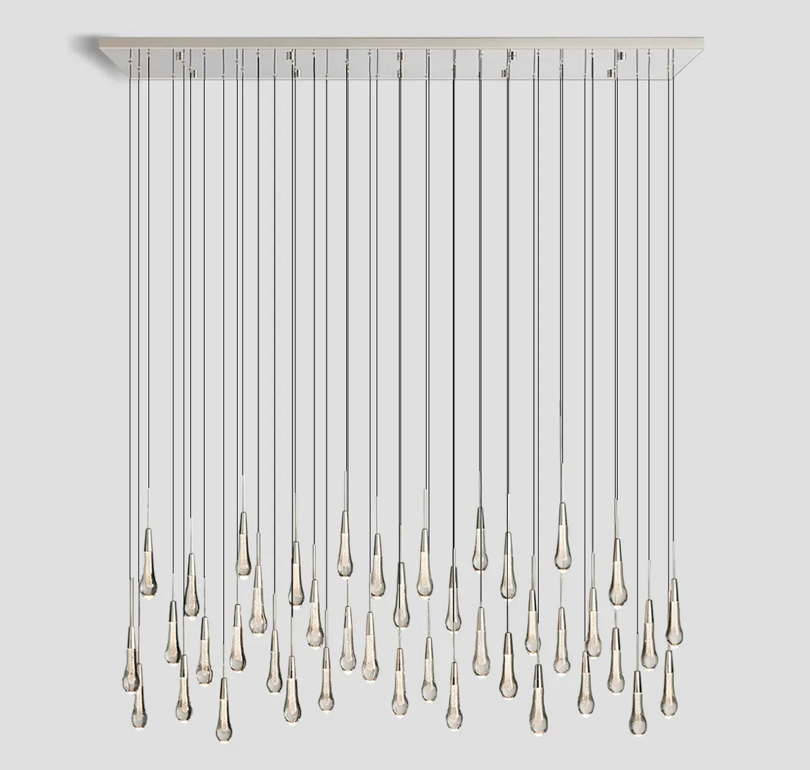Solitaire Linear Chandelier 70"W 50"W