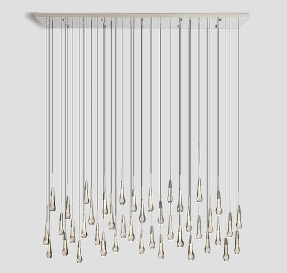 Solitaire Linear Chandelier 70"W 50"W