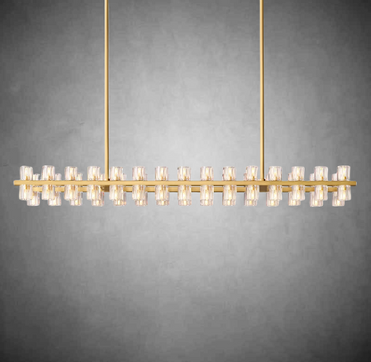 Wine-glass Rectangular Chandelier 54" 72"