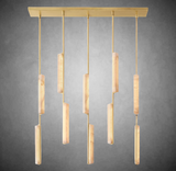 Aurivox Alabaster Linear Chandelier