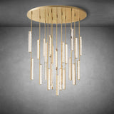 Aurivox Crystal Round Chandelier