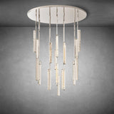 Aurivox Crystal Round Chandelier