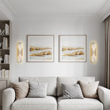 Culoud Elongated Alabaster Wall Sconce