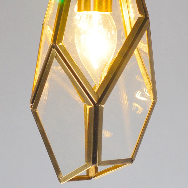 Deniselamp® Gold Art Deco Diamond Pendant Lamp & Chandelier