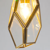 Deniselamp® Gold Art Deco Diamond Pendant Lamp & Chandelier