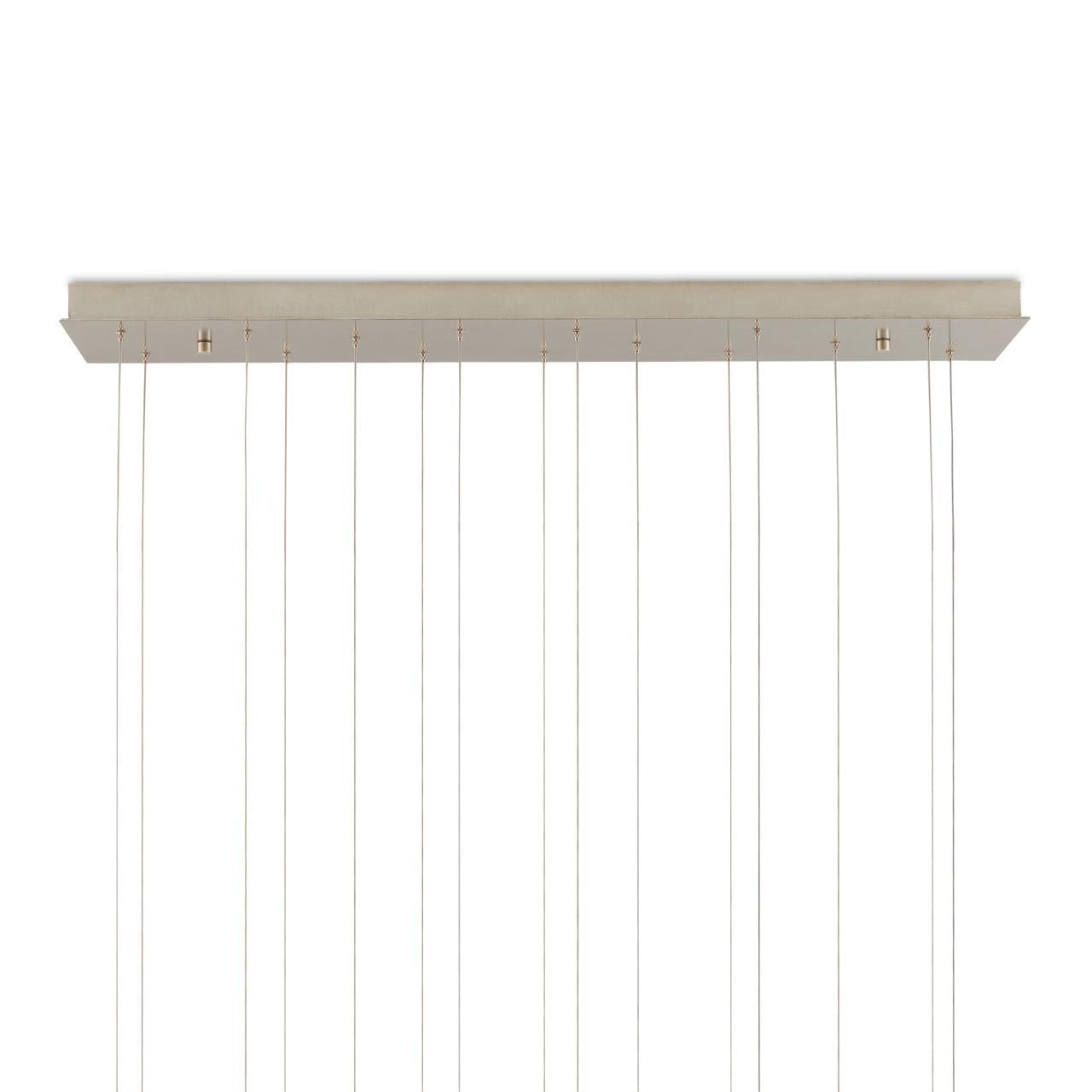 Parysh 15-Light Linear Multi-Drop Linear Chandelier