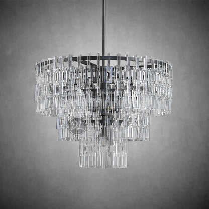 Marige 3-Tier Round Chandelier 36"