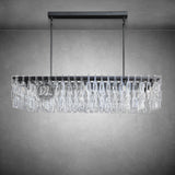 Marige K9 Crystal Rectangular Chandelier 60"