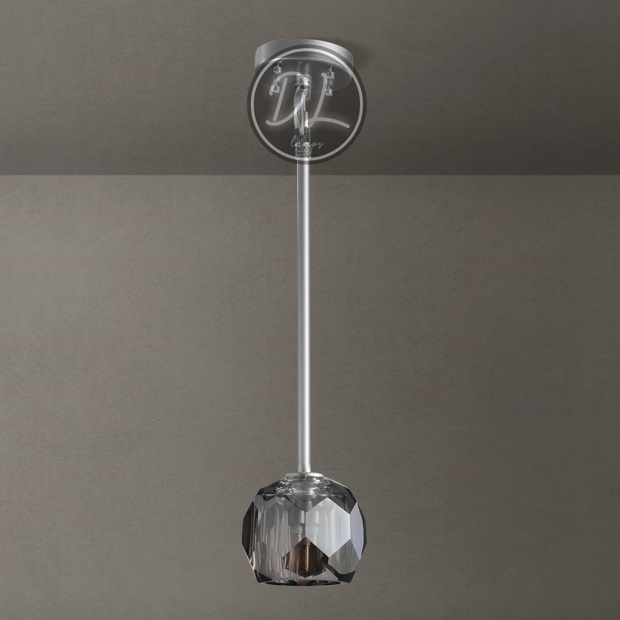 Damn- Modern Design Niche Unique Hexagonal Crystal Ball Pendant Lighting( Cord/rod )