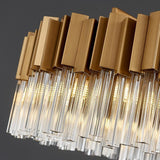 Denise Bobon Kubica Oval Crystal Chandelier