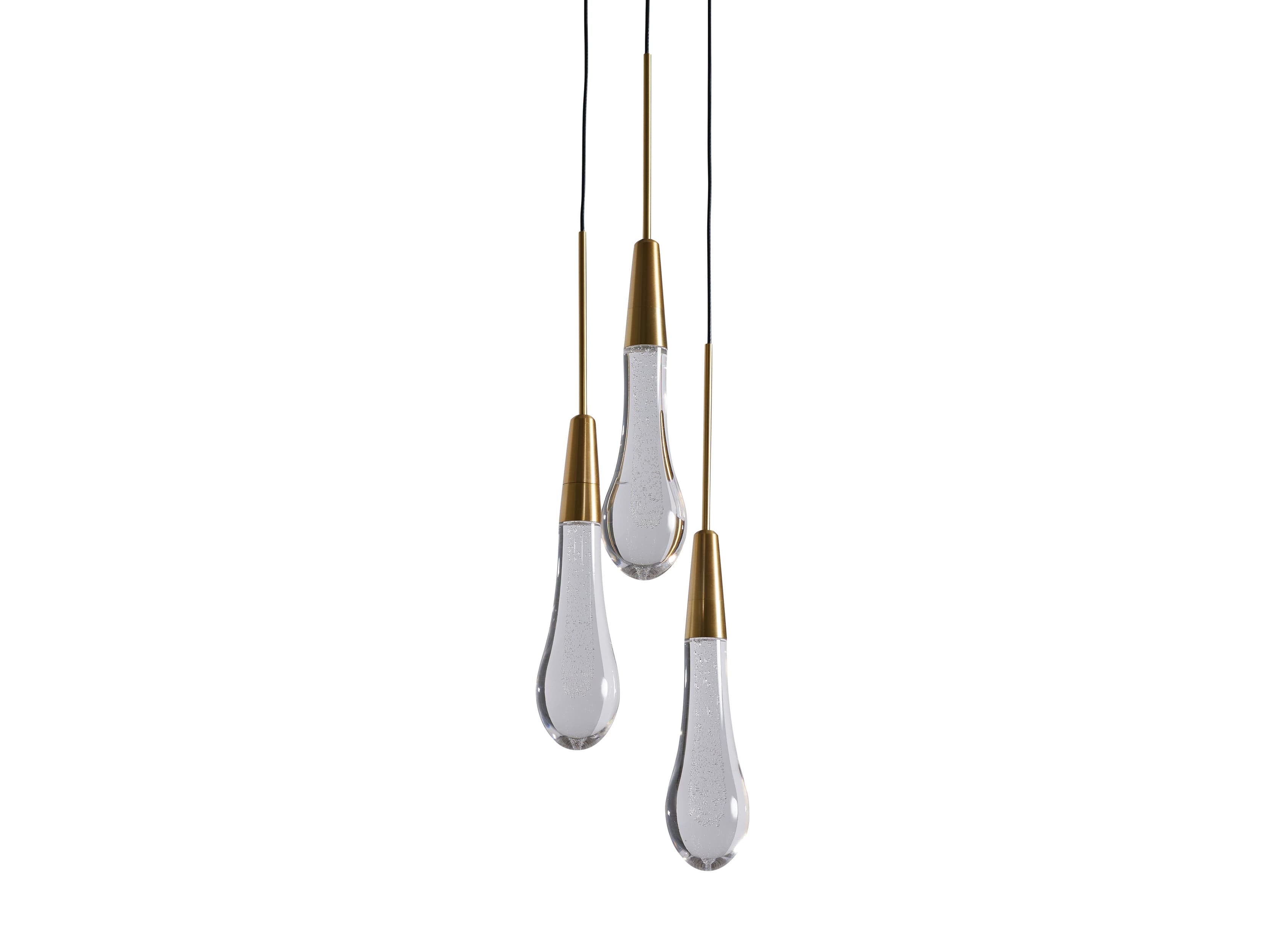 Solitaire Single Light 3-light Pendant