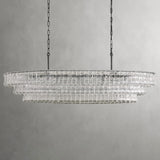 Ghiaccio Glass Oval Chandelier 54''