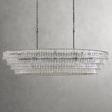 Ghiaccio Glass Oval Chandelier 64.75''