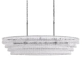 Ghiaccio Glass Oval Chandelier 64.75''