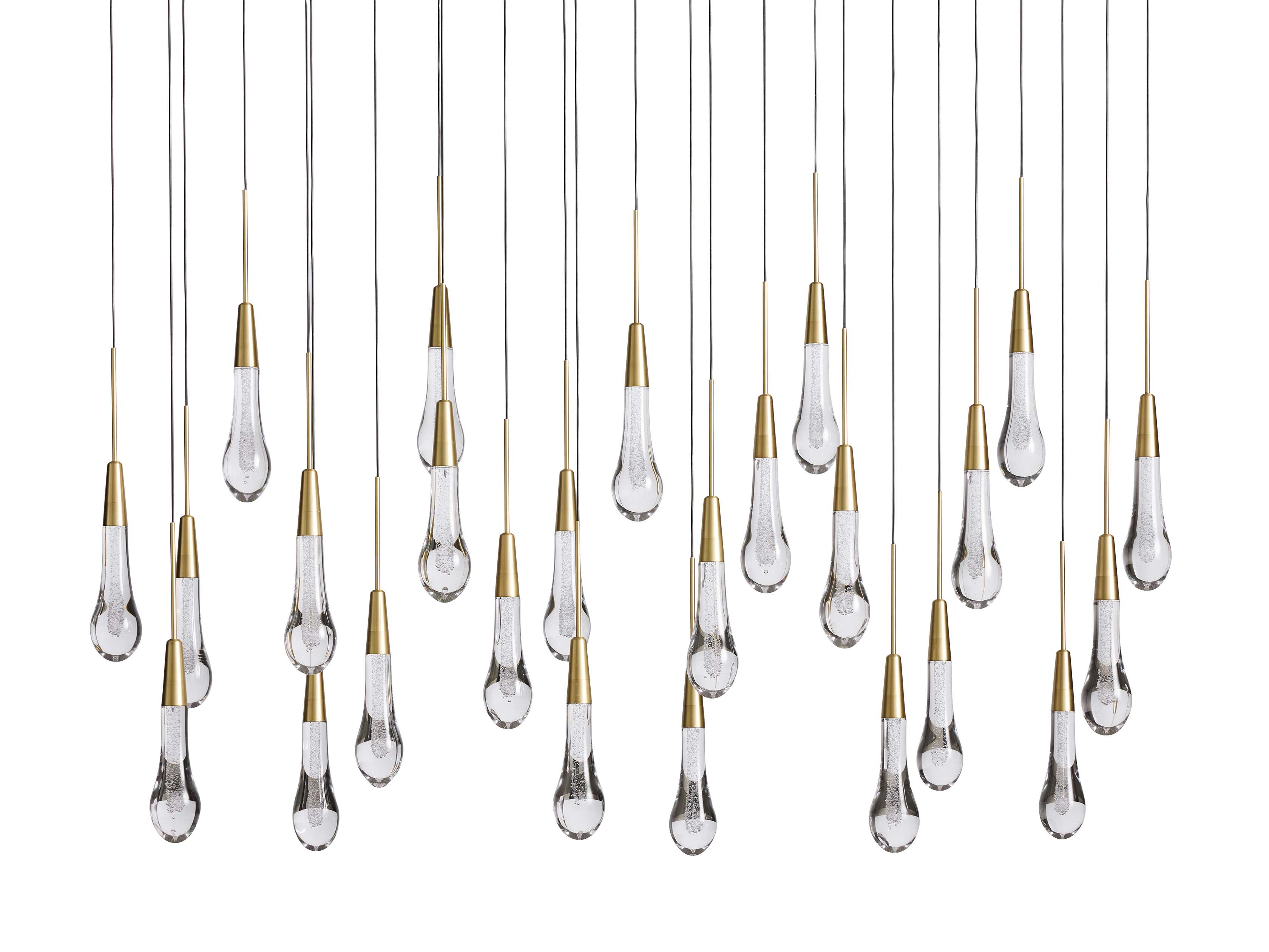 Solitaire Linear Chandelier 70"W 50"W