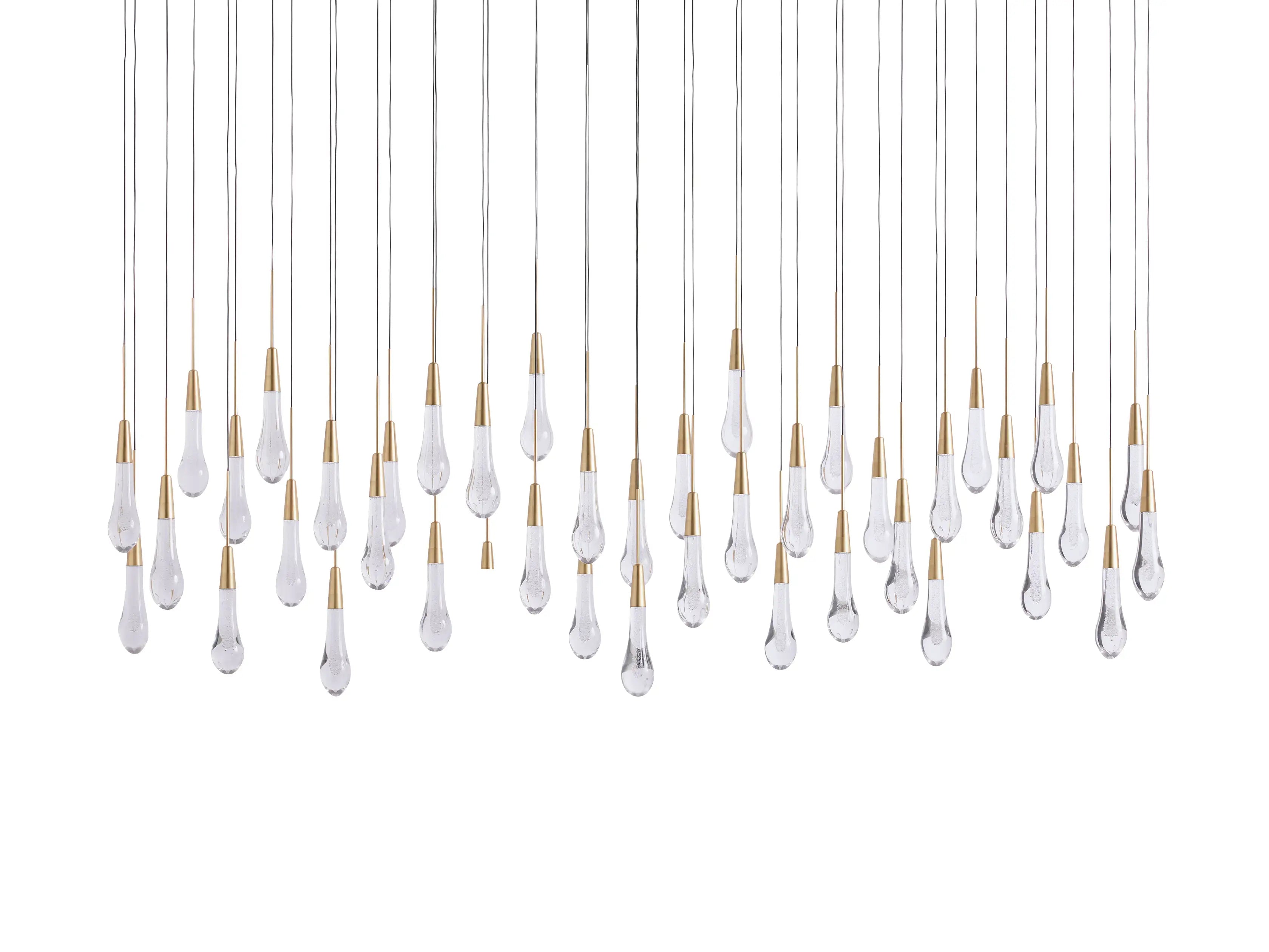 Solitaire Linear Chandelier 70"W